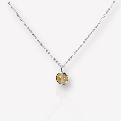 Citrine Pendant Necklace / November