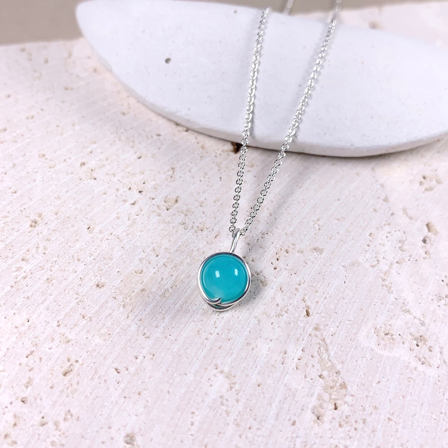 Amazonite Pendant Necklace