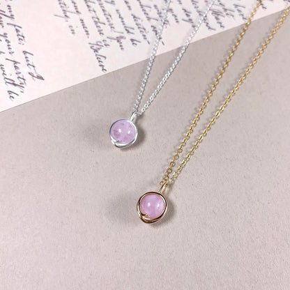 Kunzite Pendant Necklace