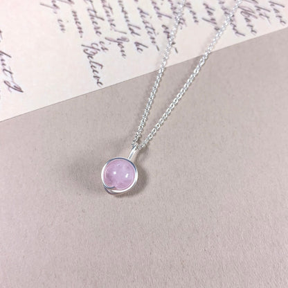 Kunzite Pendant Necklace