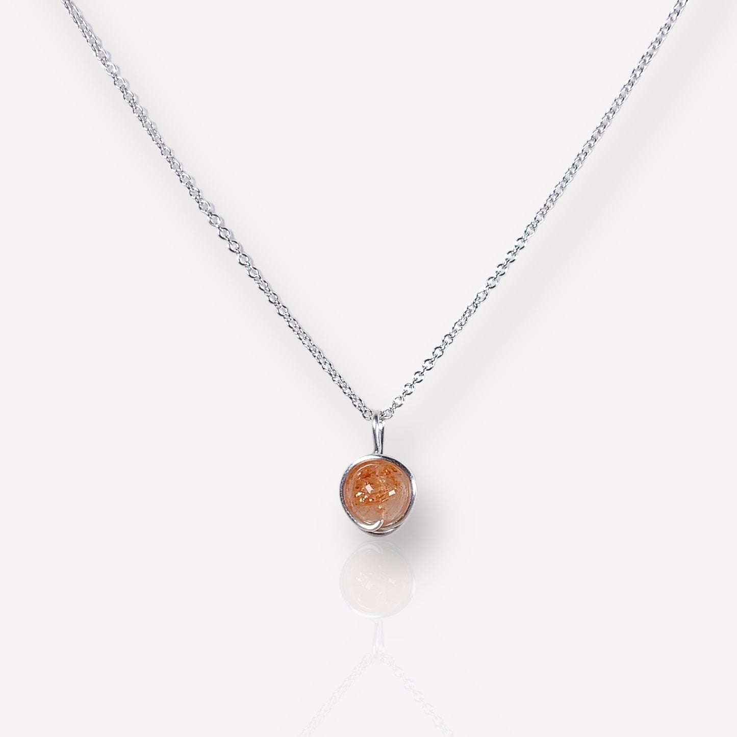 Sunstone Pendant Necklace