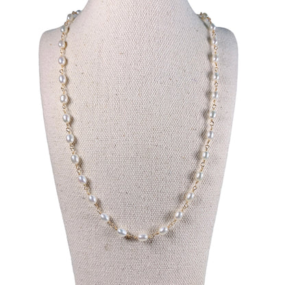 Drop Pearl Necklace