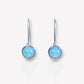 Aquamarine Hook Earrings