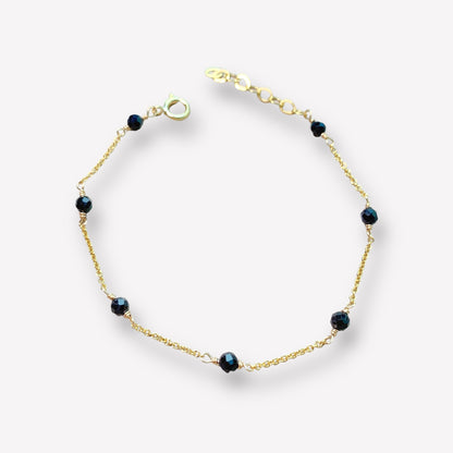 Sapphire by the yard Bracelet