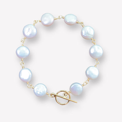 Coin Pearl Bracelet