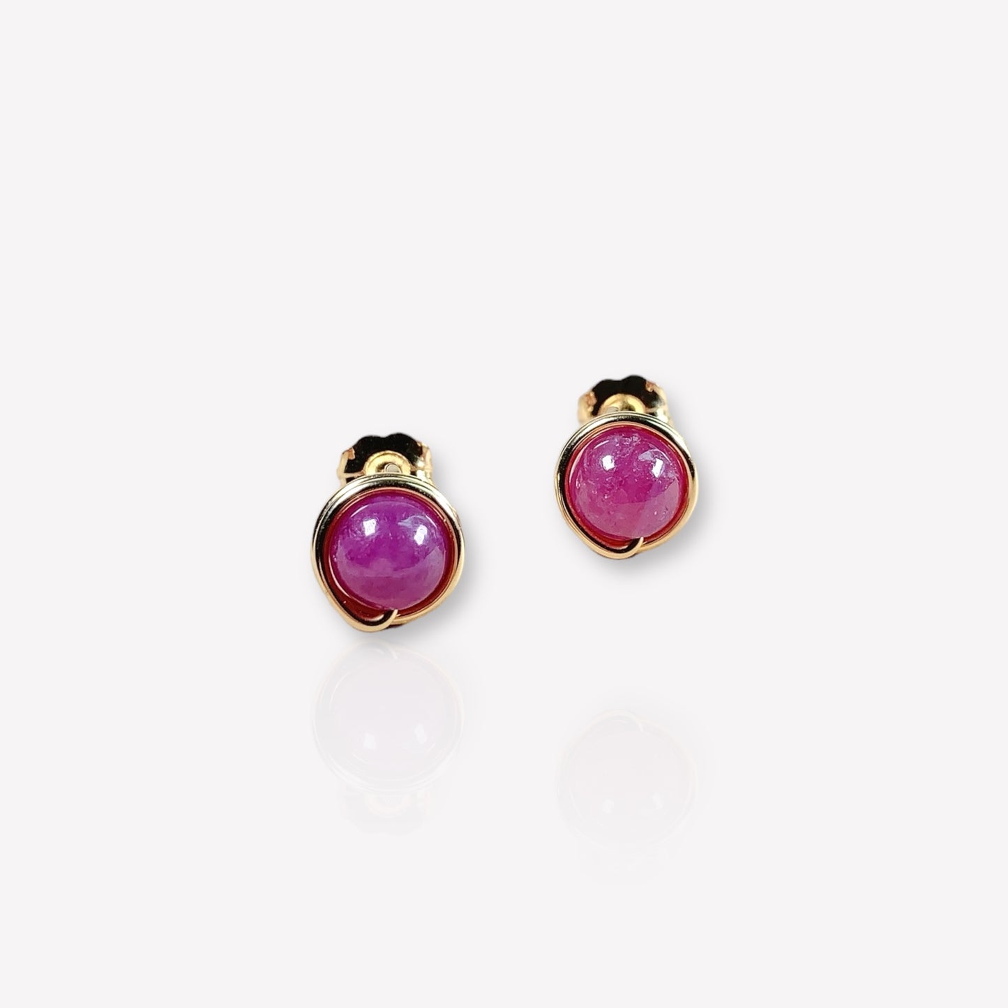 Ruby Stud Earrings / July