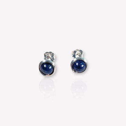 Sapphire Stud Earrings / September