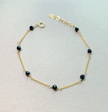 Sapphire by the yard Bracelet