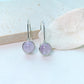 Lavender Amethyst Hook Earrings