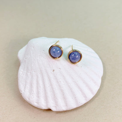 Tanzanite Stud Earrings / December