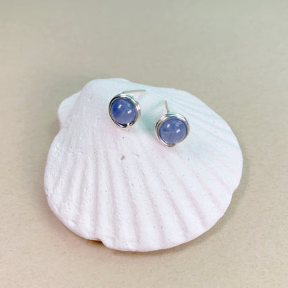 Tanzanite Stud Earrings