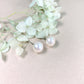 8.5-9mm White Button Pearl Stud Earrings
